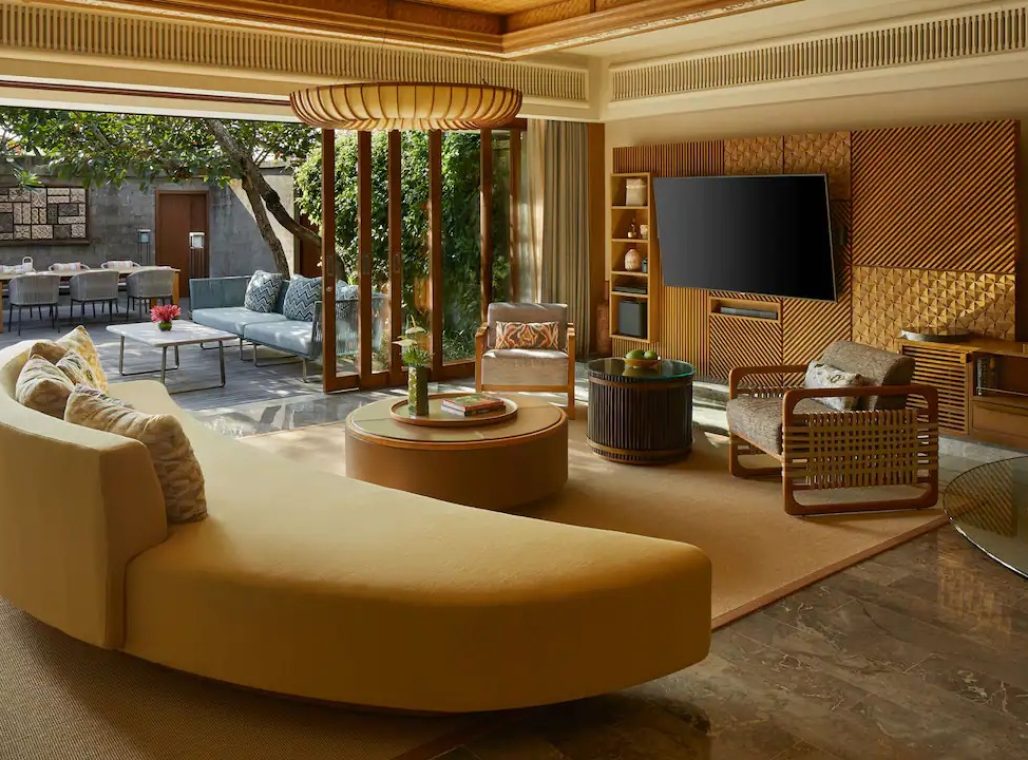 Two Bedroom Beach Villa - Living Area