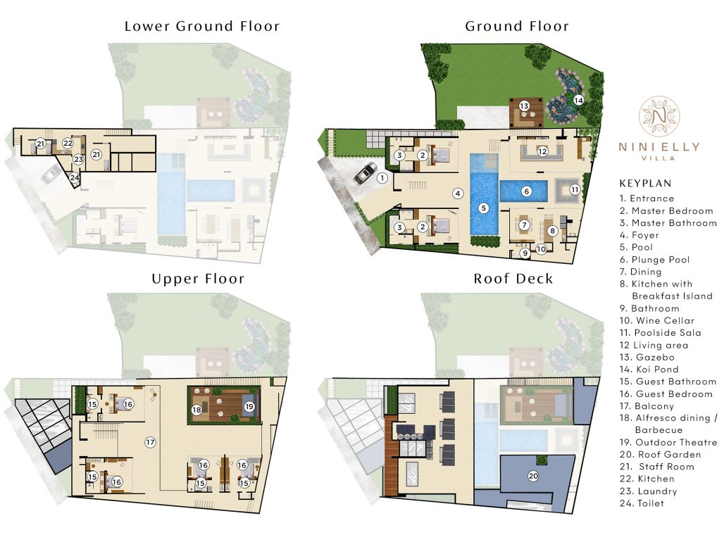 Villa Nini Elly - Floorplan