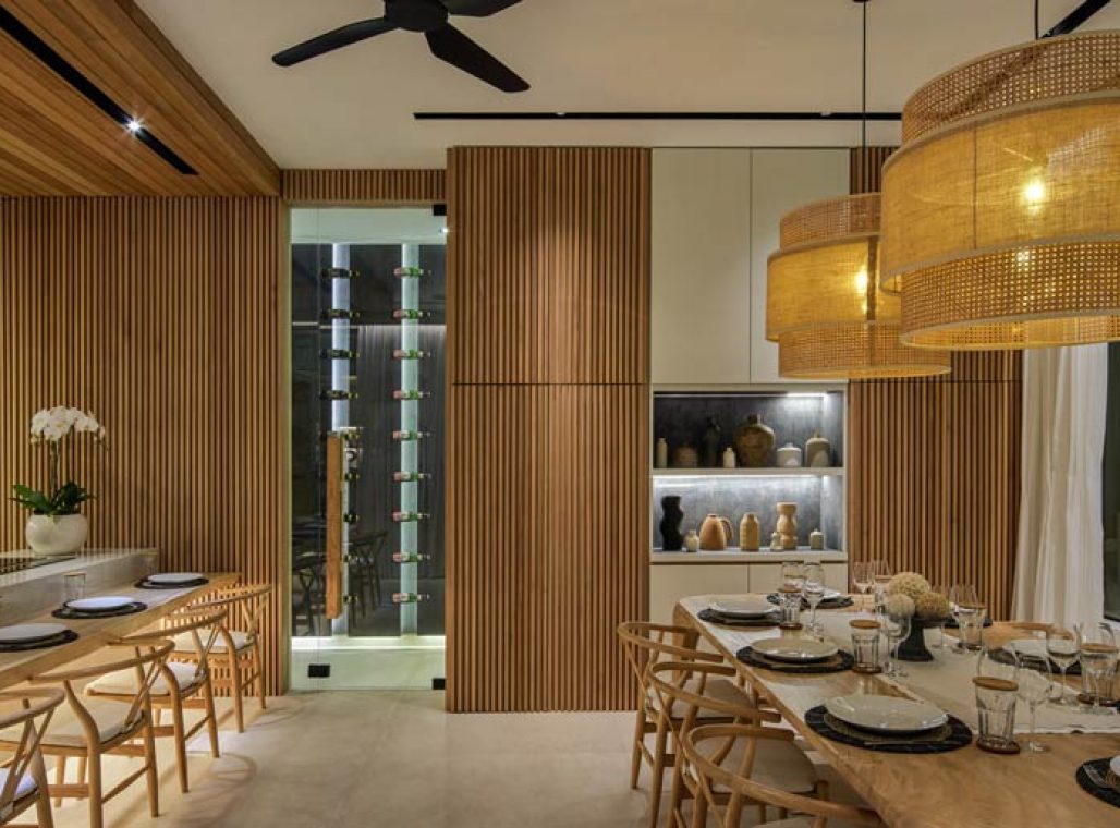 Villa Nini Elly - Interior dining and breakfast counter