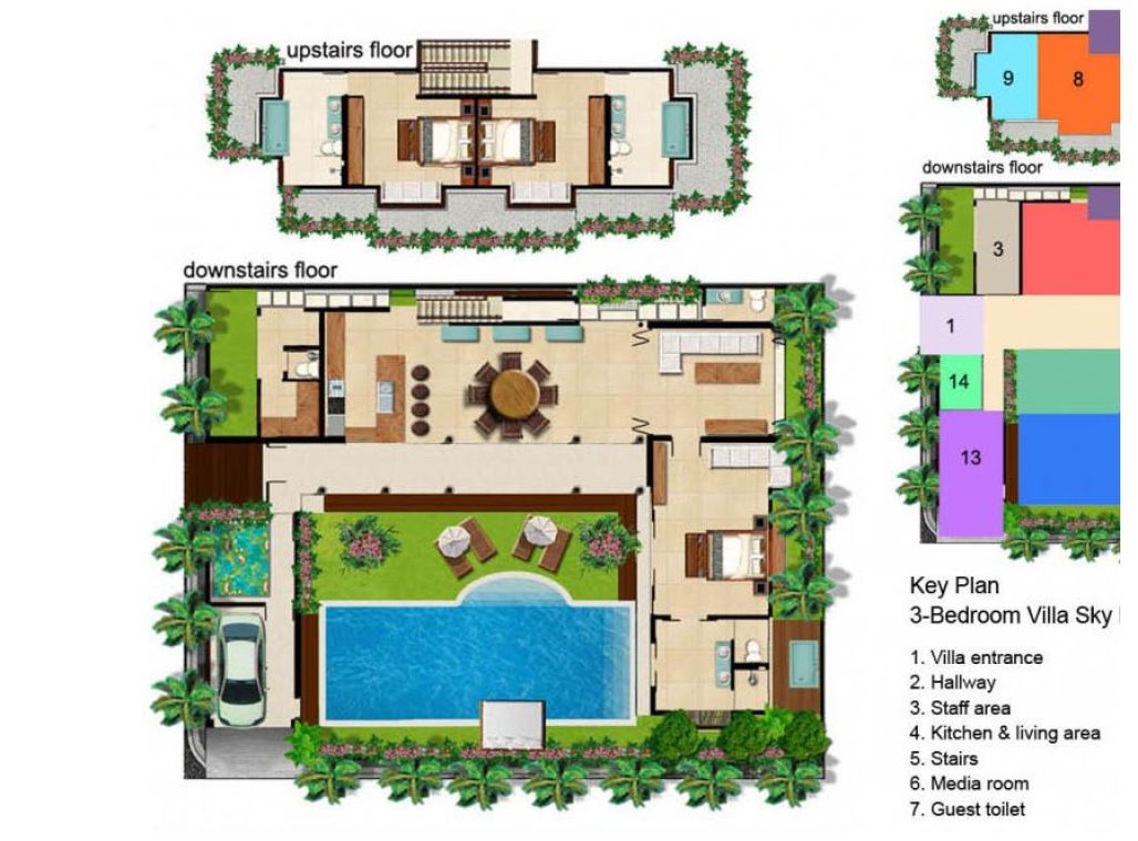 Villa Sky Li - Floorplan